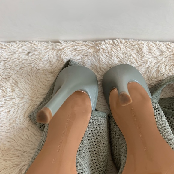 Zara Sock Booties Heels size 35 - Picture 6 of 7